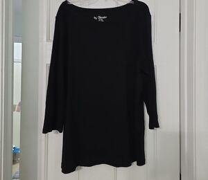Chico's Classic Black Long Sleeve Blouse
